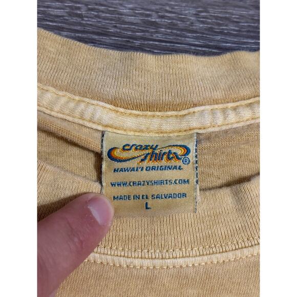 “Beer Is My Superpower But My Wife Is My Kryptonite" Beer Dyed Shirt - Men Large - Picture 5 of 10